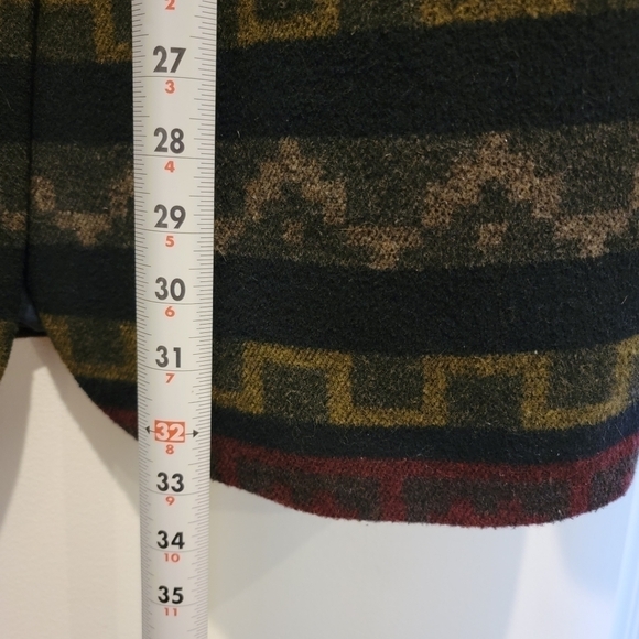 Vintage BRAETAN Wool Blend Aztec Tribal Blazer Jacket Size Large - Picture 7 of 13